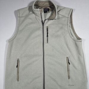 Filson Men's PolarTec Desert Sage Fleece Vest - Zip Front XXL